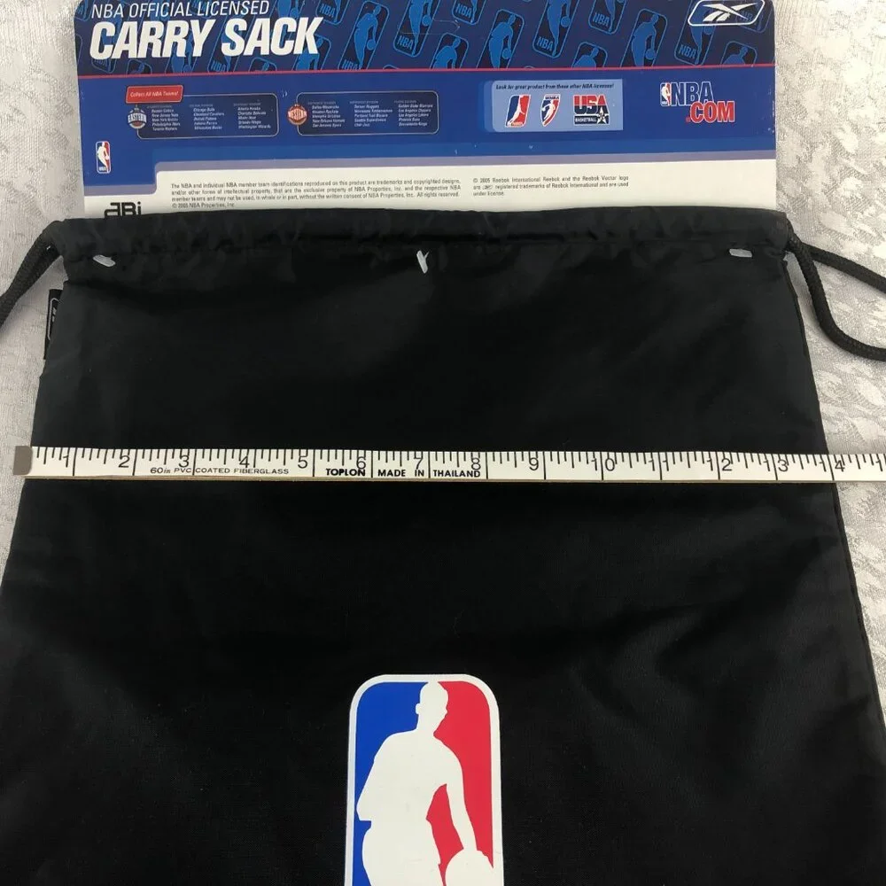 NBA Official Licensed Black Multipurpose Basketball Carry Sack NWT